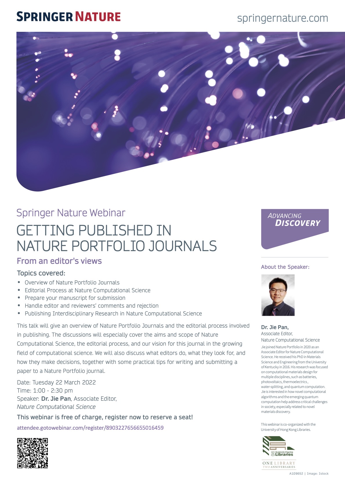 WEBINAR | GETTING PUBLISHED IN NATURE PORTFOLIO JOURNALS – Library